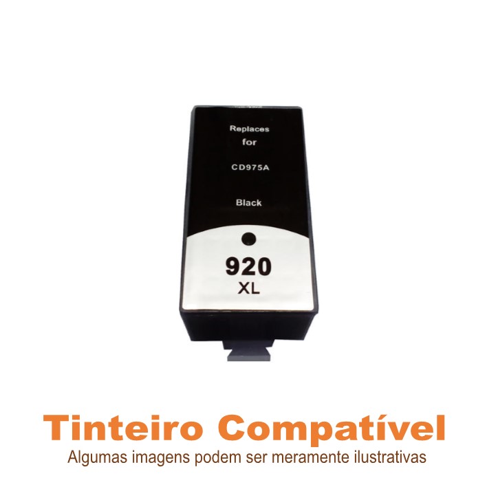 Tinteiro HP920XL Black Compatível