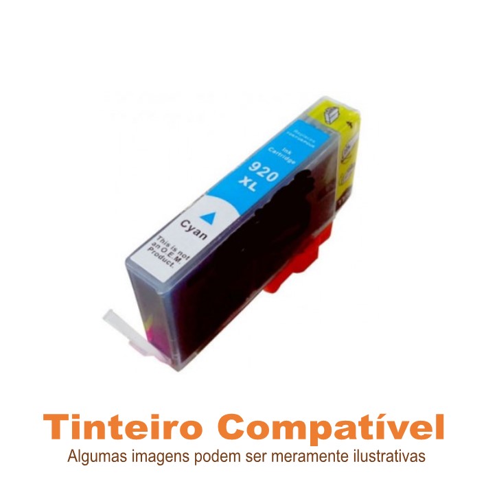 Tinteiro HP920XL Cyan Compatível