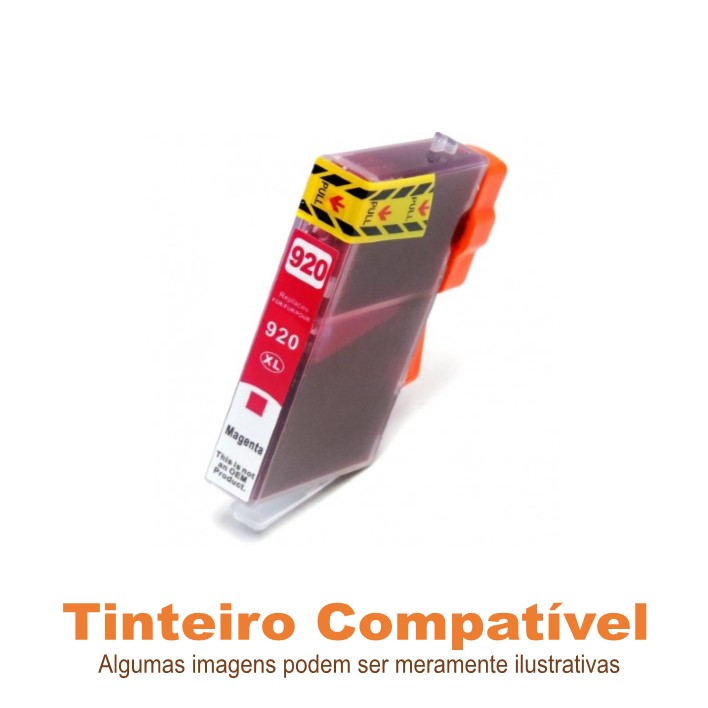 Tinteiro HP920XL Magenta Compatível
