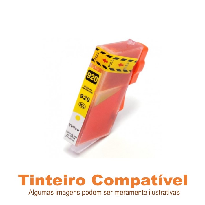 Tinteiro HP920XL Yellow Compatível