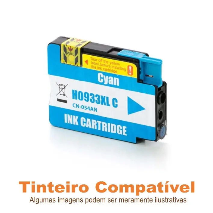 HP933XL Cyan Compatível