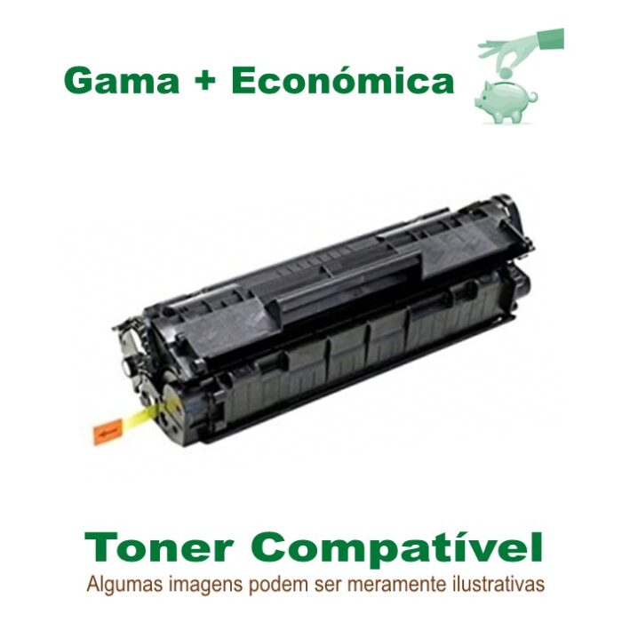 Toner HP12A Black Compatível + Económico