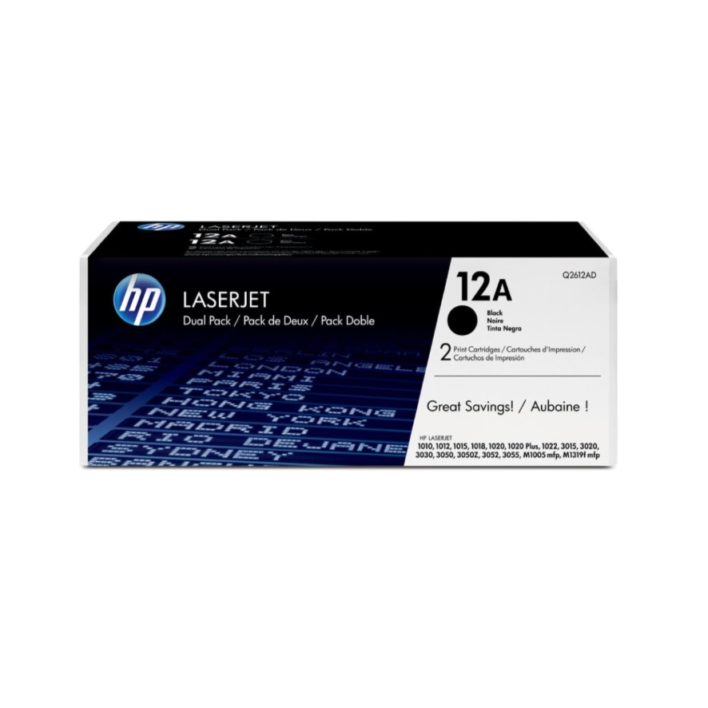 Toner HP Q2612A Black