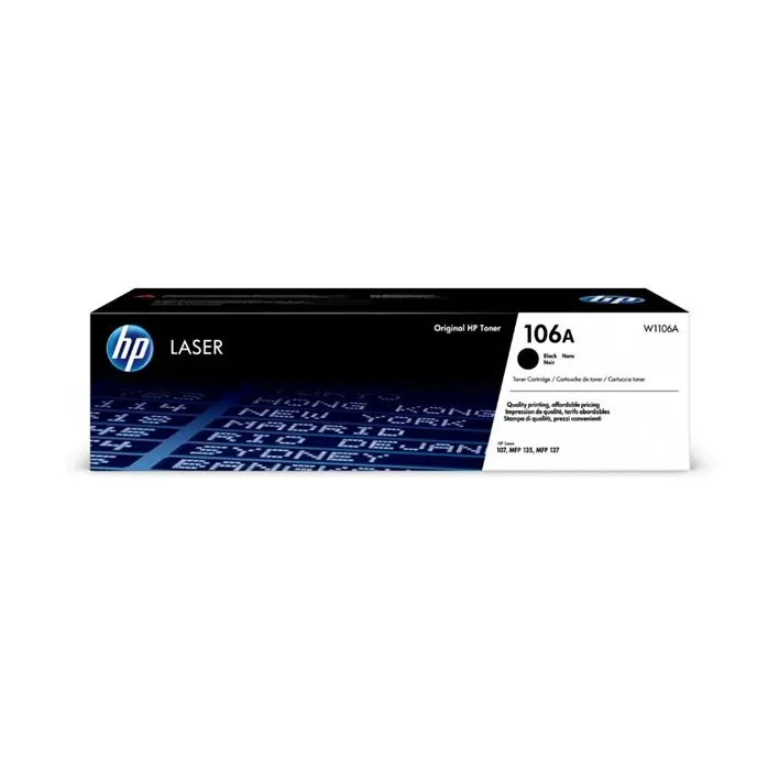 Toner HP W1106A Black Serie 106A