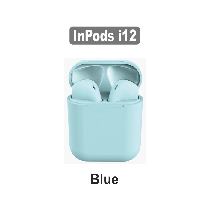 AirPods i12 TWS Blue - Compatível
