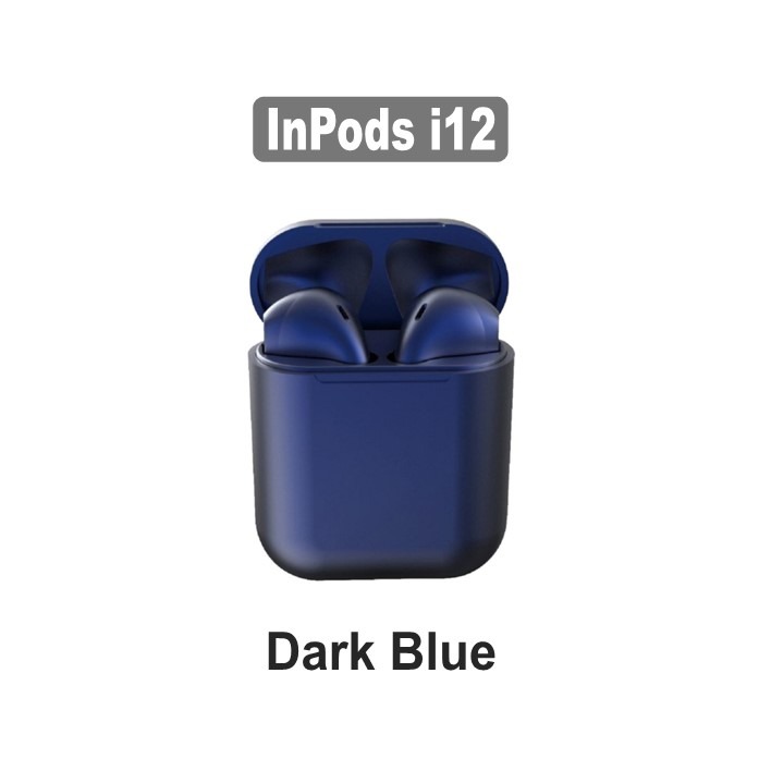 AirPods i12 TWS Dark Blue - Compatível