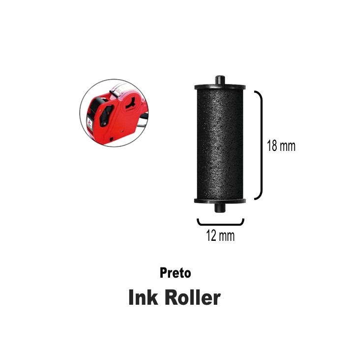 Ink Rollers Black 18mm