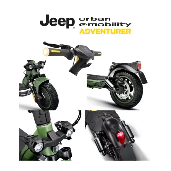 E-Scooter Jeep Adventurer With Turn Signals