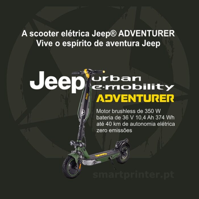 E-Scooter Jeep Adventurer With Turn Signals