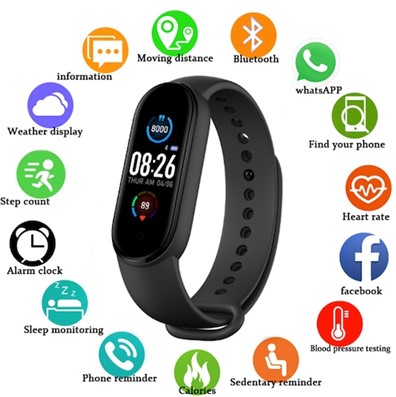 M5 Smart Bracelet Black - As funções da App FitPro Pulseira desportiva