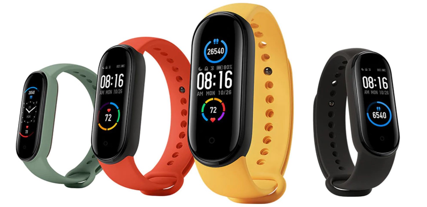 Xiaomi MI Band 5 - As cores opcionais das braceletes