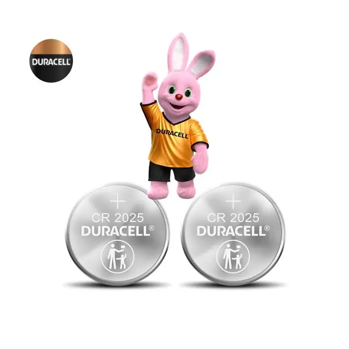 Duracell DL/CR2025 3V Lithium Coin Cell (Pack 2)