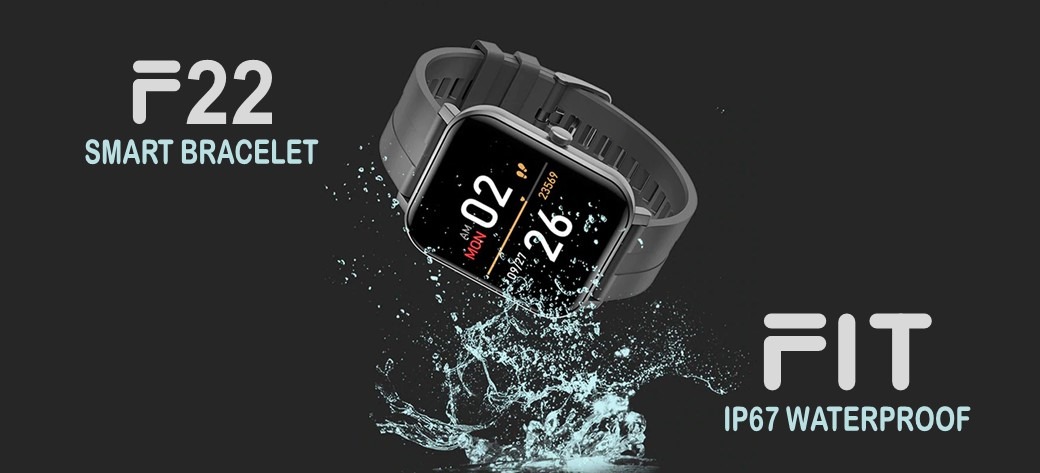 SmartWatch F22 - FIT IP67 Waterproof