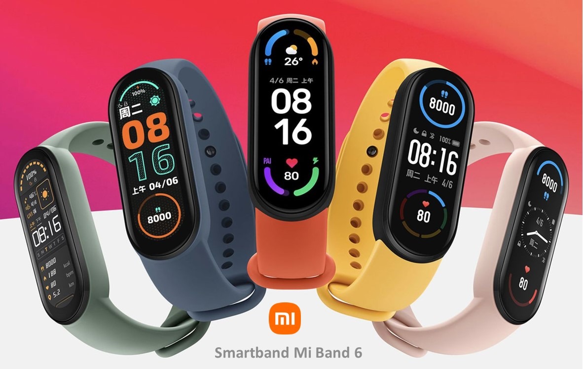 Pulseira Desportiva XIAOMI Mi Band 6 (Bluetooth - Até 14 dias de autonomia  - À prova de água - SpO2 - Preto)